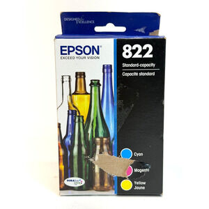 Epson 822 Durabrite Ultra Ink Color Combo Pack Cyan Magenta Yellow